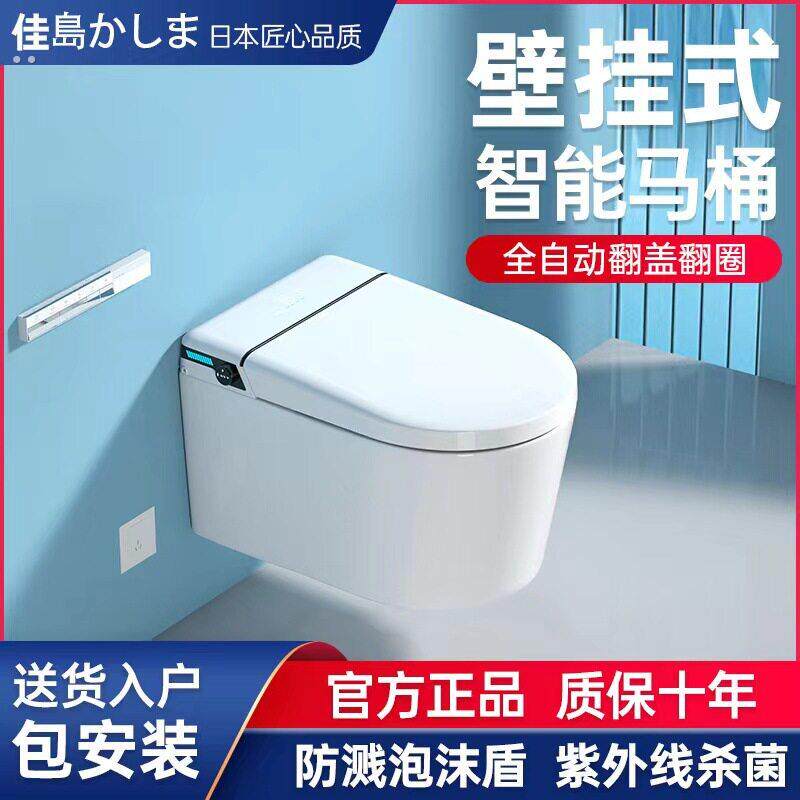 壁挂式智能马桶挂墙壁悬空悬挂嵌入隐藏支架入墙全自动坐便器