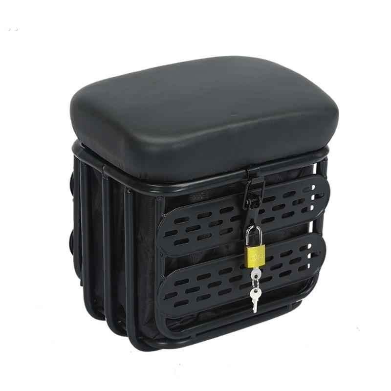 电动车儿童座椅电摩前置宝宝板凳带车筐储物脚踏凳子可放物品