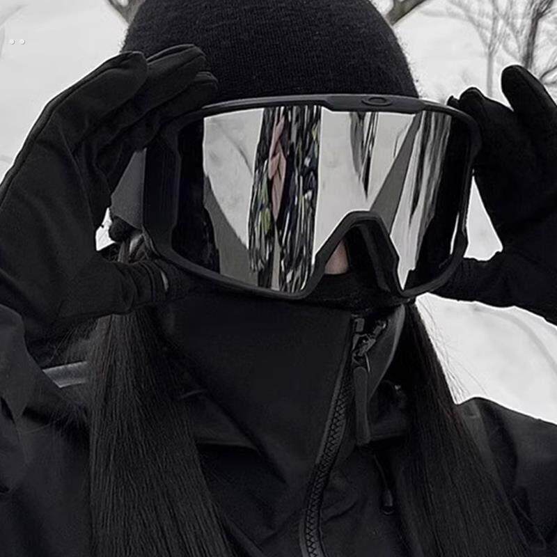滑雪镜女防雾雪地眼镜男可戴近视镜防风护目镜雪镜运动装备防雪盲