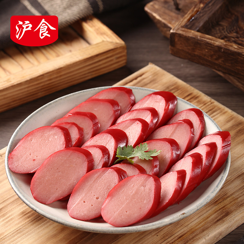 沪食上海风味大红肠火腿香肠猪后腿肉炒菜配菜熟食即食280g
