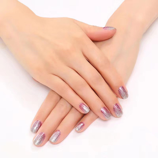 美国incoco甲油膜贴不是UV免照灯花纹渐变系指甲贴爆款粉豹纹