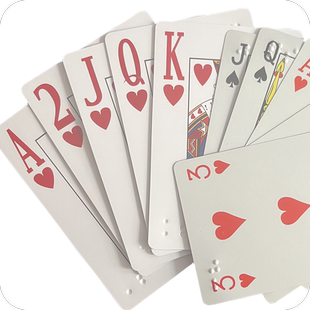 盲人扑克牌盲文扑克牌有厚的有薄的请选择下单盲人视障低视力扑克