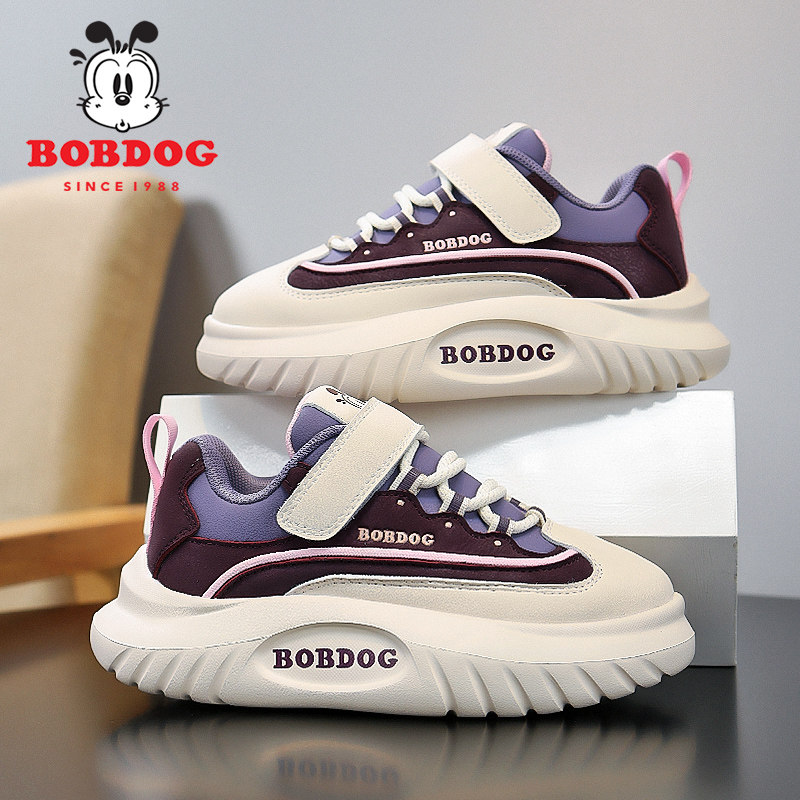 巴布豆防水时尚女童软底运动鞋