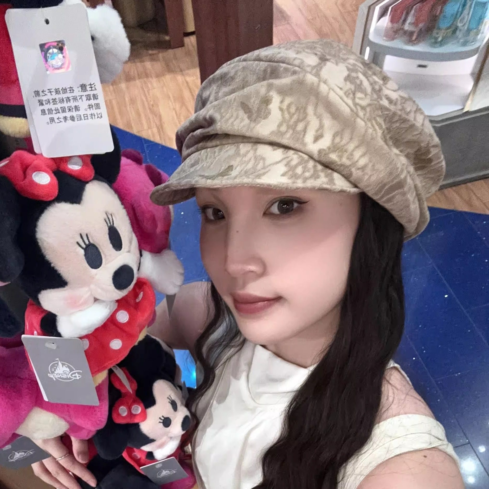 復古港風時髦褶皺畫家帽