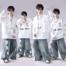 男童架子鼓演出服酷 潮酷帅气套装 街舞儿童潮服hiphop童装 少儿服装