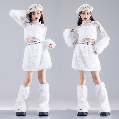 咚布娜女童韩版爵士舞演出服