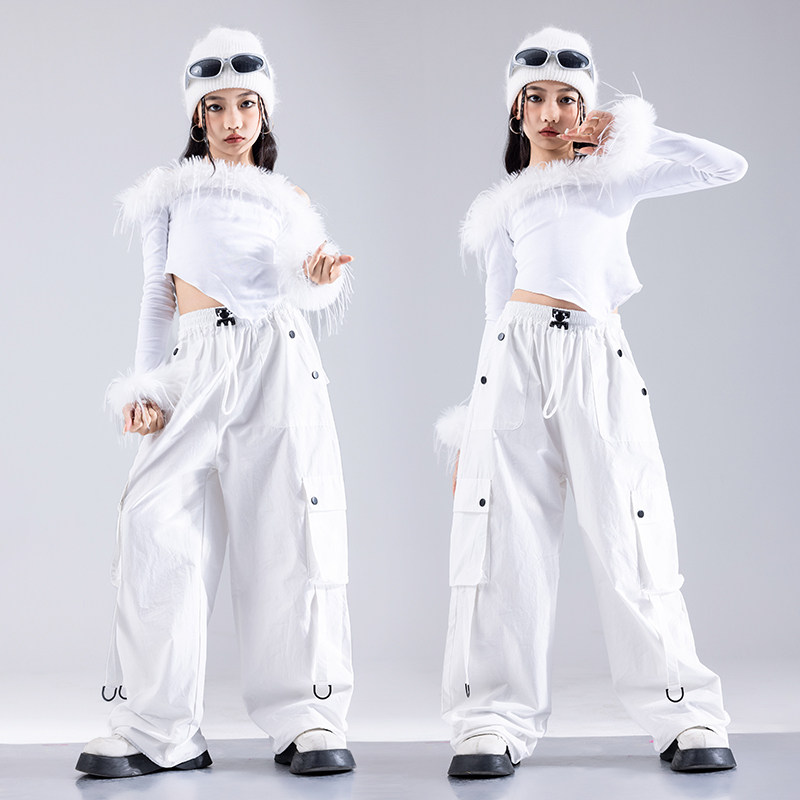 咚布娜女童韩版爵士舞演出服