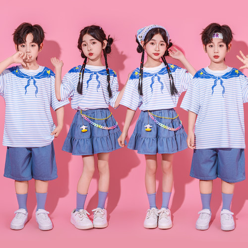 六一儿童演出服合唱啦啦队幼儿园毕业舞蹈小学生运动会开幕式服装
