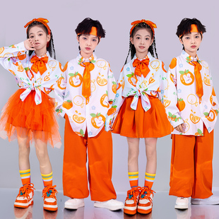 儿童大合唱演出服小学生运动会开幕式入场服装港风啦啦队表演服秋