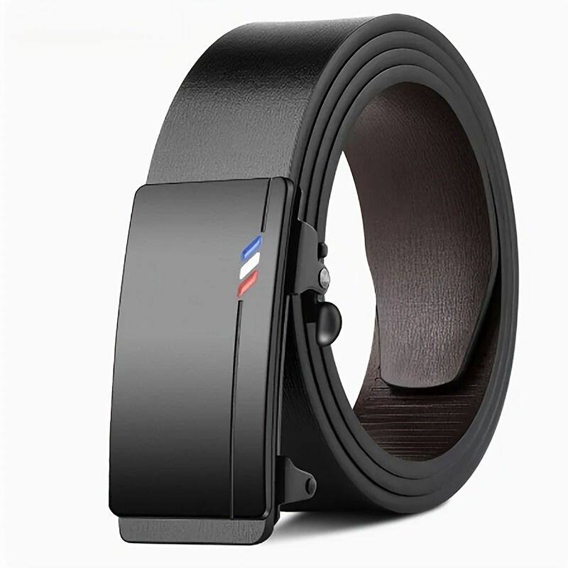 2026新款男士无牙自动扣商务皮带休闲配牛仔裤腰带潮流年轻人男款