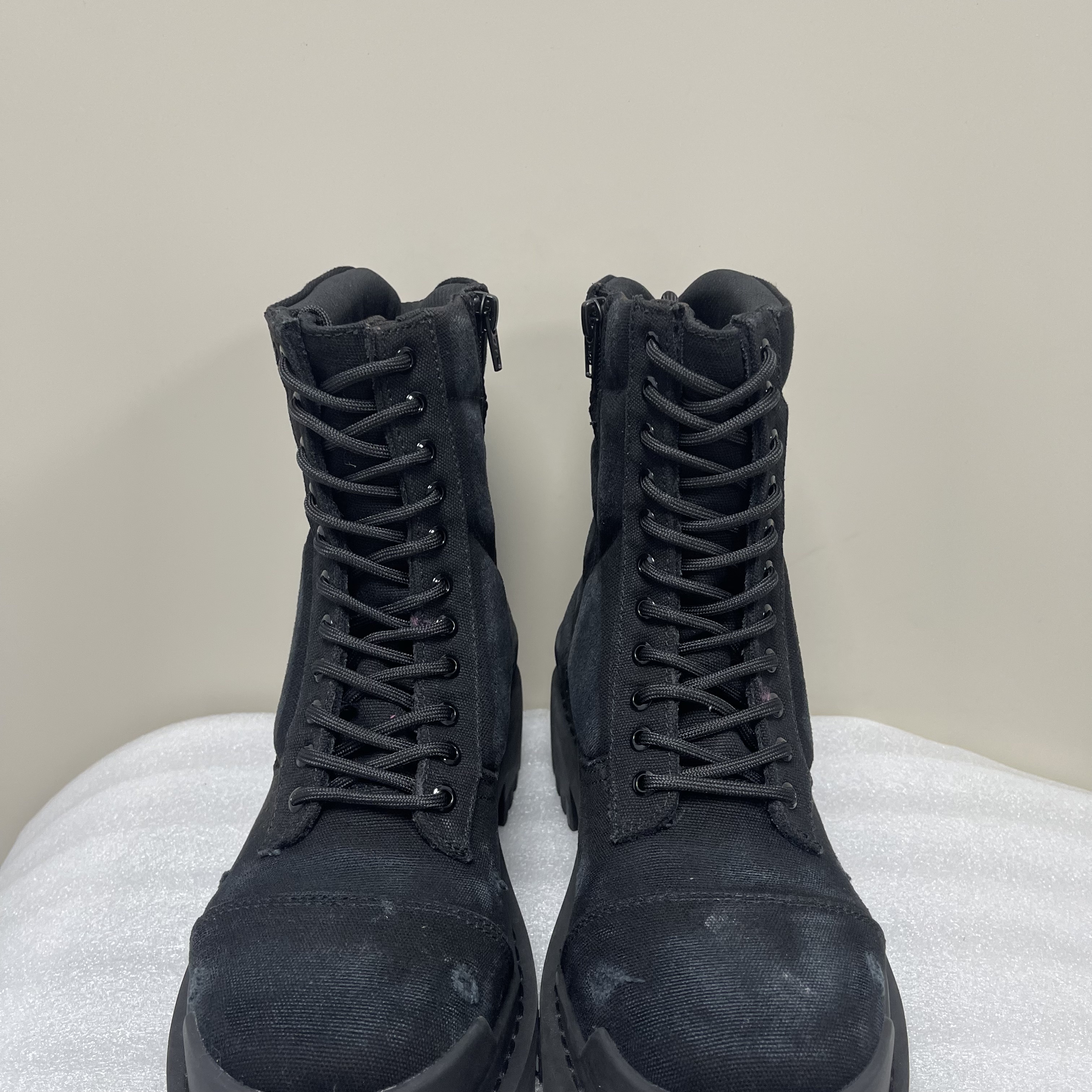 thumbnail for 2022 big head derby shoes retro old Martin boots locomotive thick sole heightening short boots tooling tide boots