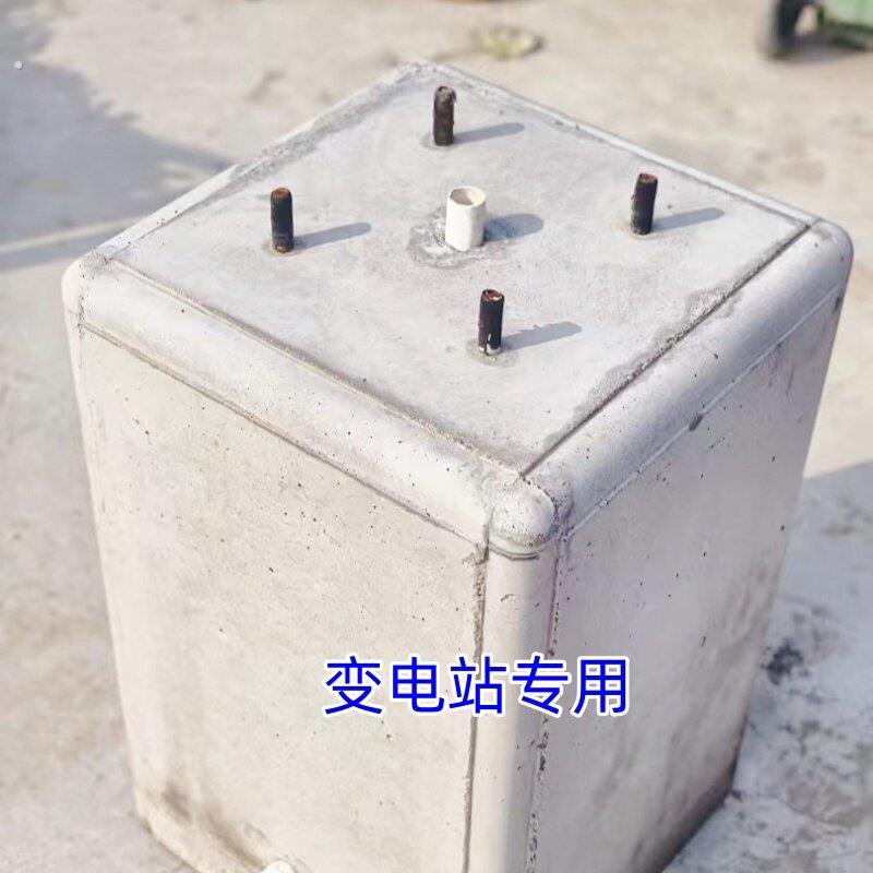 立杆倒角水泥墩灯杆底座围栏基础草坪灯底座水泥墩基础灯杆预埋件
