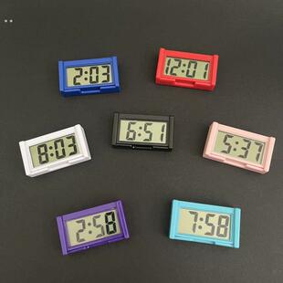 208防水车载时钟超薄电子表车内钟表汽车电子钟数字钟摆件
