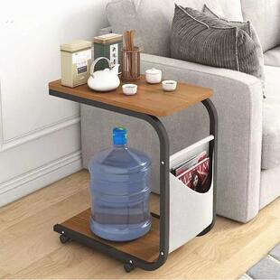 饮水机置物架桶装水架子纯净水桶收纳架落地茶几边几茶水柜一体的