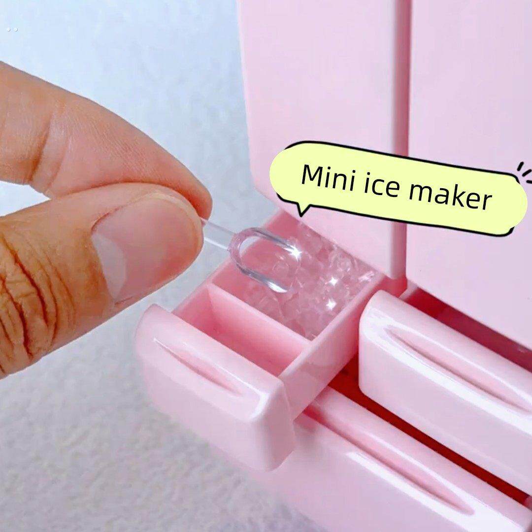 微缩迷你小冰箱玩具微缩食玩场景屋彷真小物品过家家彷真冰箱玩具