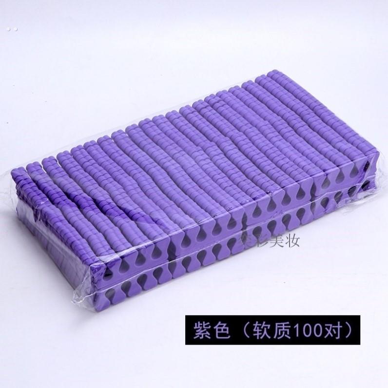 海绵夹脚器美足脚趾甲日式分趾棉器珍珠美甲做脚指甲分离器一次性