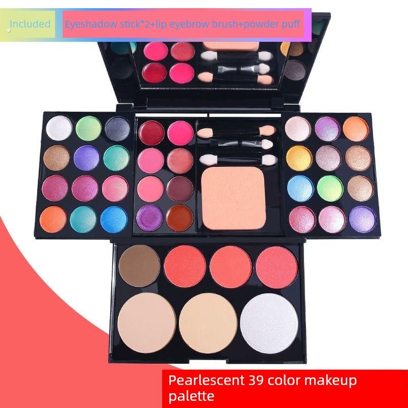 舞台妆眼影盘彩色闪粉亮片六一儿童节表演考级专用化妆品套装全套