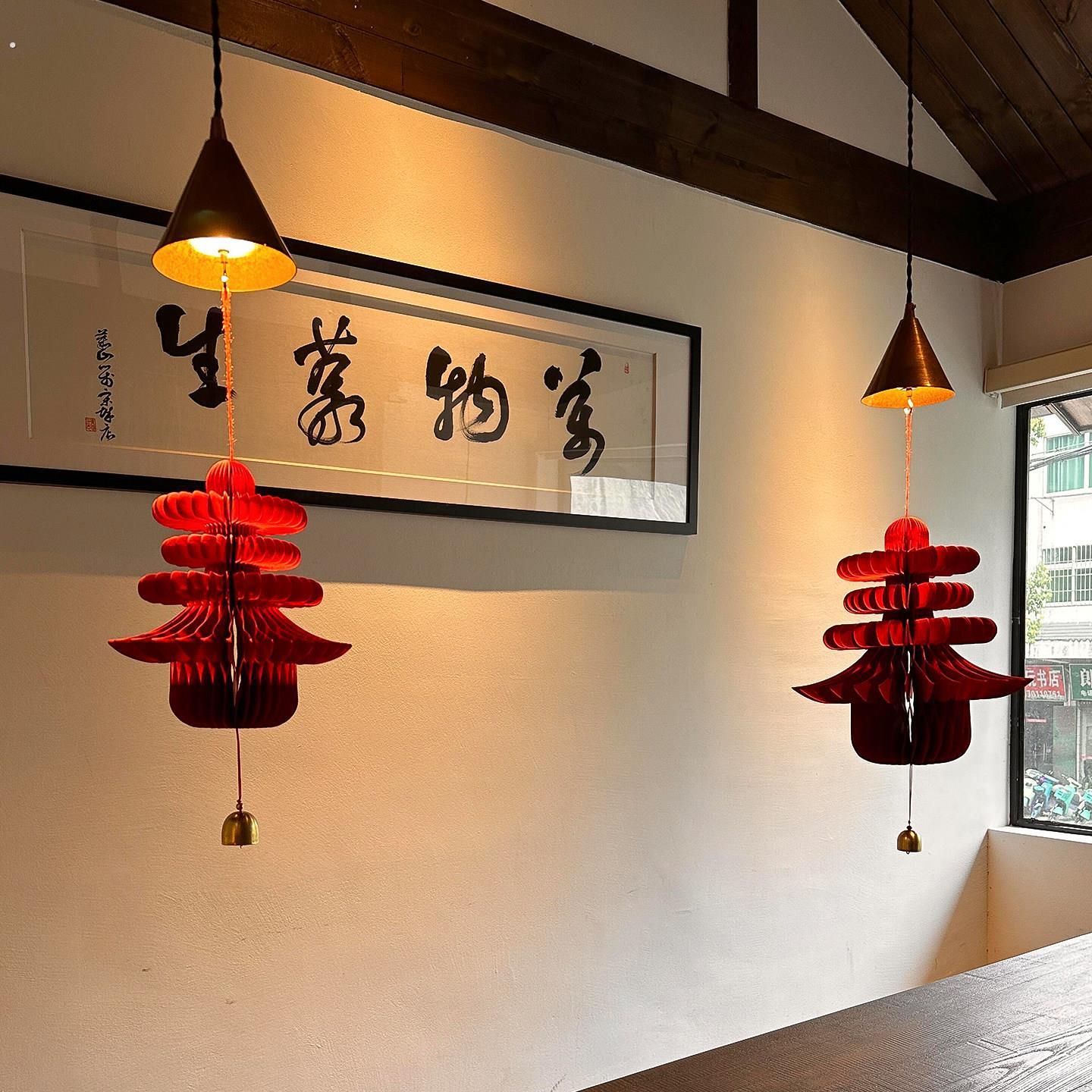 新年春字挂件2026马年装饰氛围布置春节过年家里客厅灯笼挂饰摆件