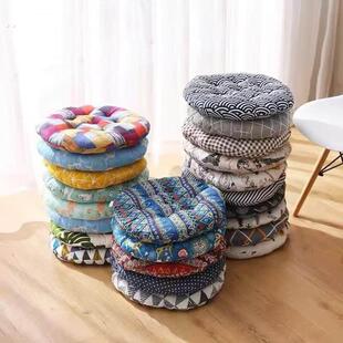 圆形简约椅子坐垫蒲团加厚榻榻米地板家用办公室久坐靠垫四季椅垫