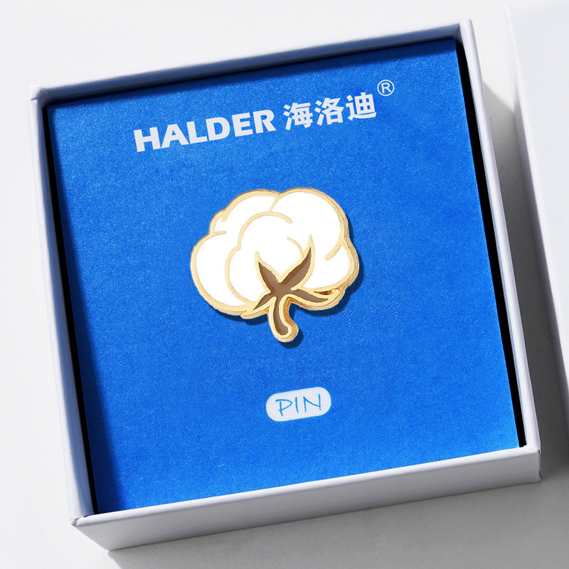 海洛迪 棉花金属徽章饰品书包设计饰品胸针生日礼物新疆文创礼盒