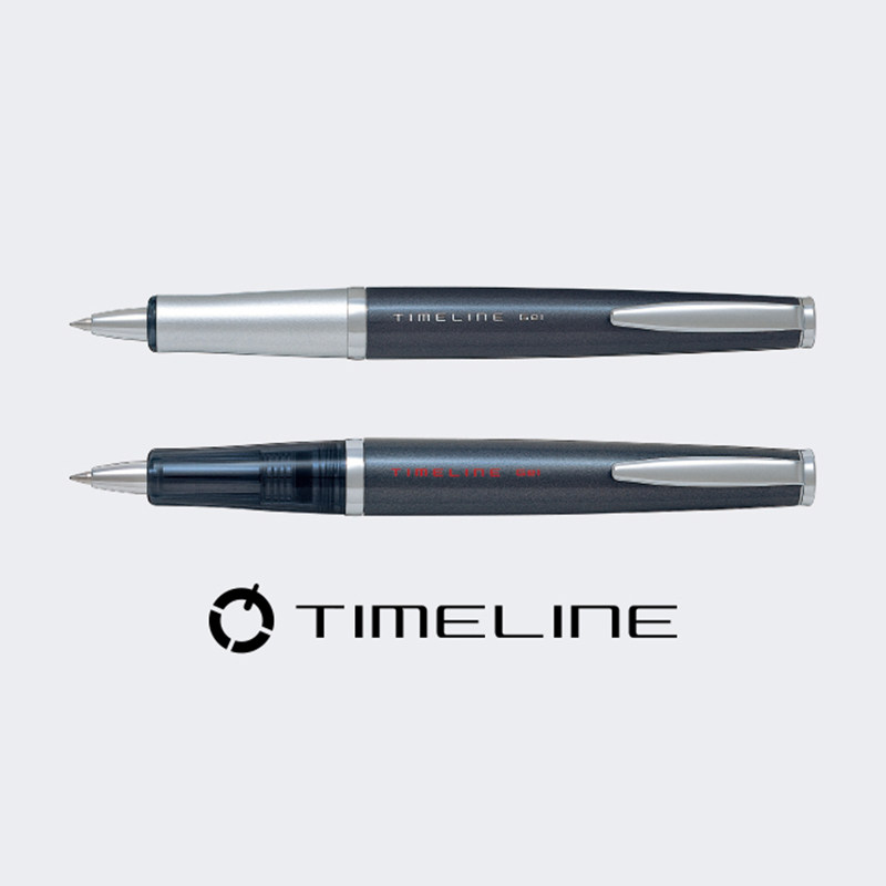 Pilot日本TIME LINE时光轴签字笔旋转出芯子弹头低重心中性笔0.5