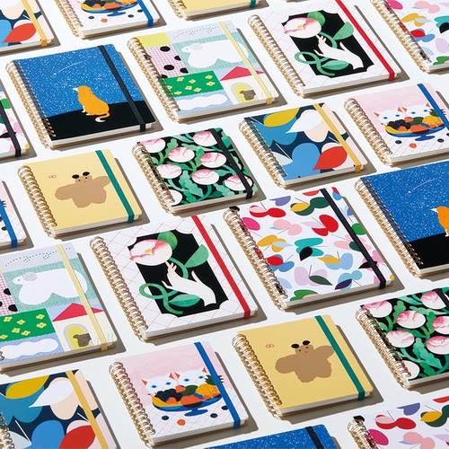 日本KINGJIM锦宫HITOTOKI NOTE漫画尺寸护照线圈本便携手账笔记本