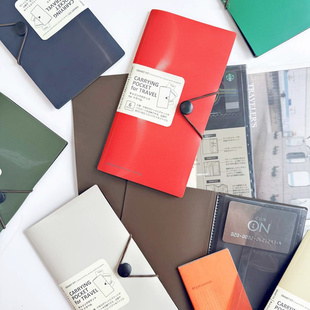 LIHITLAB喜利护照夹多功能便携证件包收纳文件夹票据夹轻薄资料夹