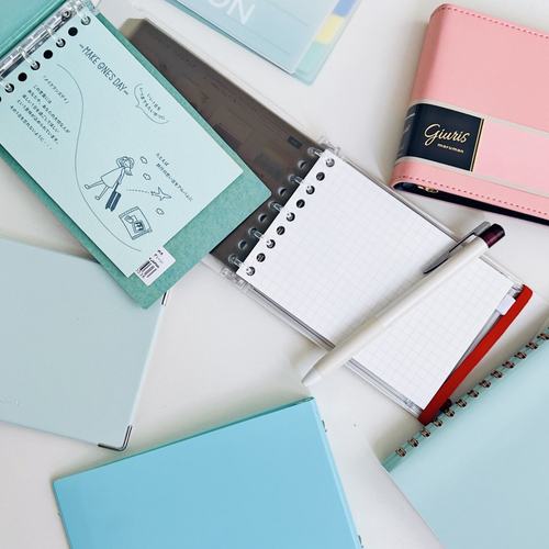 日本Maruman满乐文迷你可拆卸活页本B7便携高颜值INS风口袋笔记本