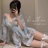 日系性感jk两件套套装 纯欲制服和服旗袍辣妹学院风高级感睡裙短款