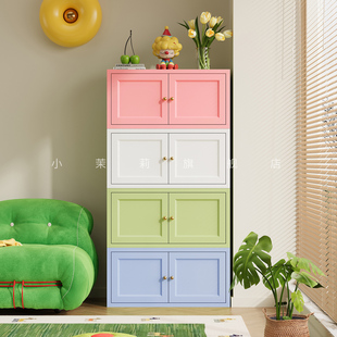 钢制飘窗书柜窄柜收纳柜家用客厅储物柜阳台窗边柜防水防晒铁皮柜