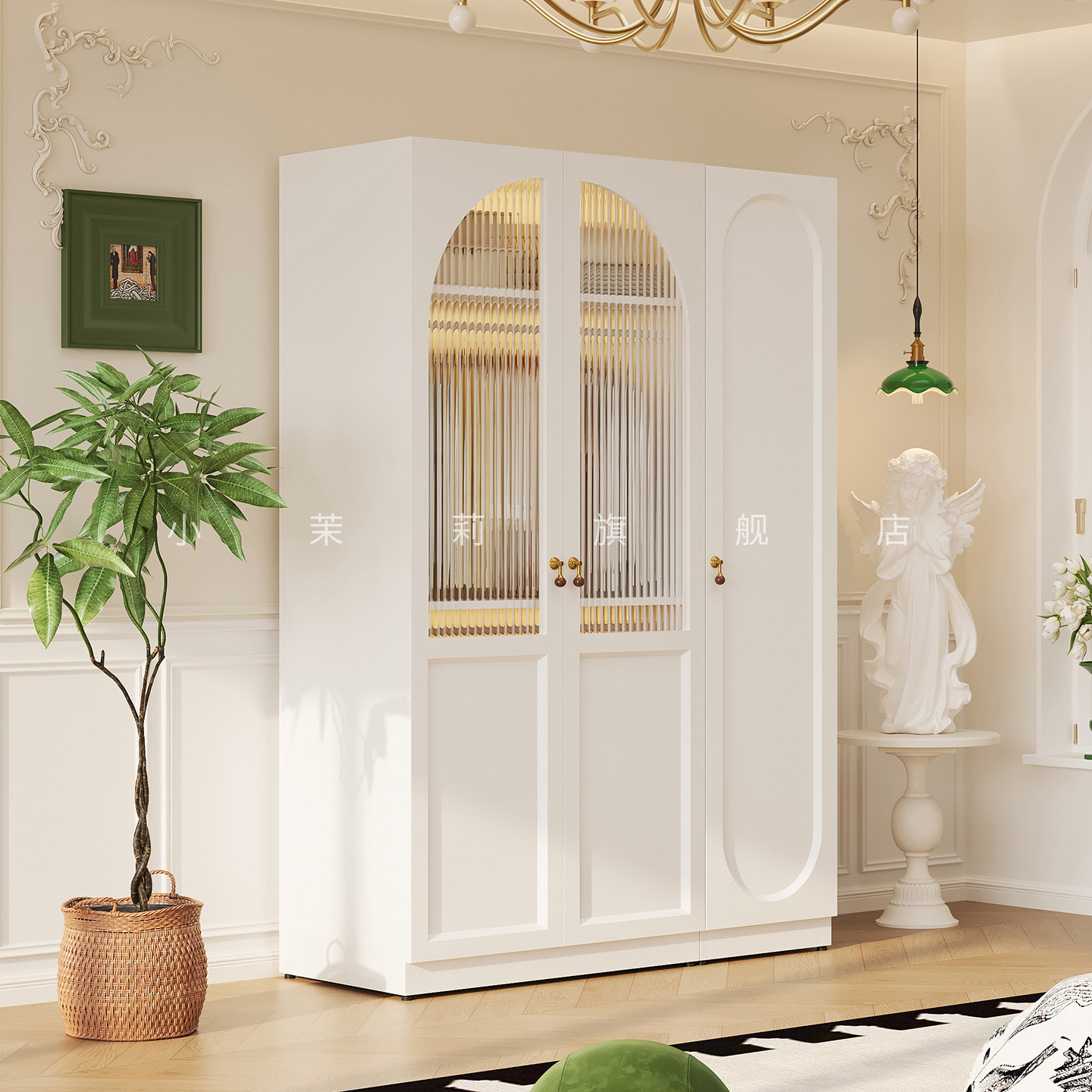 钢制加厚简易大人衣柜卧室家用租房衣服收纳柜2026新款小户型柜子