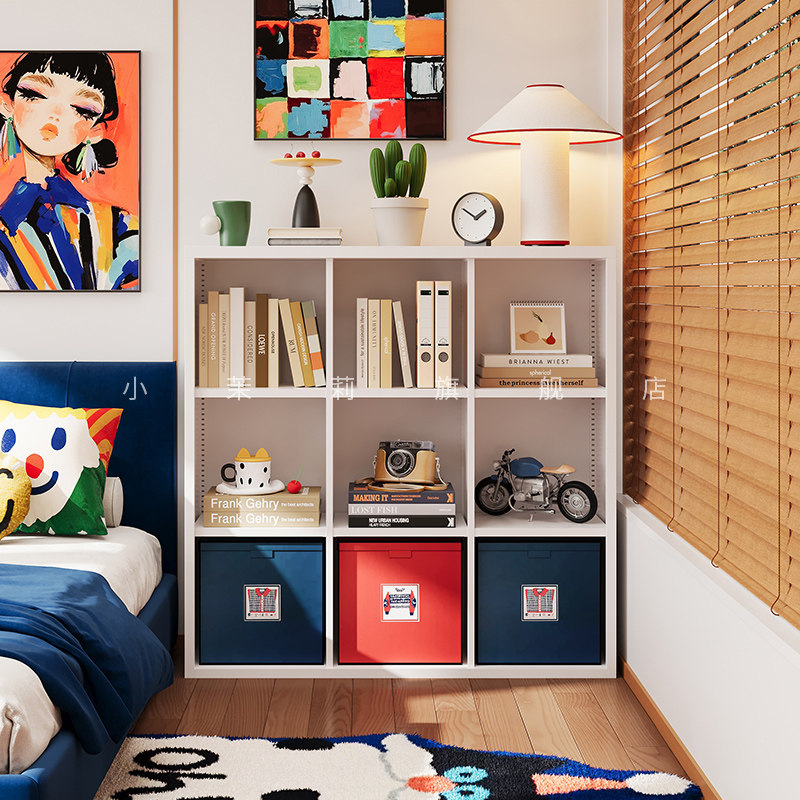 金属ins风床边柜卧室创意床头柜中古包豪斯铁皮收纳柜卧室电视柜,住宅家具,儿童斗柜,淘宝优惠券,粉丝福利购,淘宝优惠卷