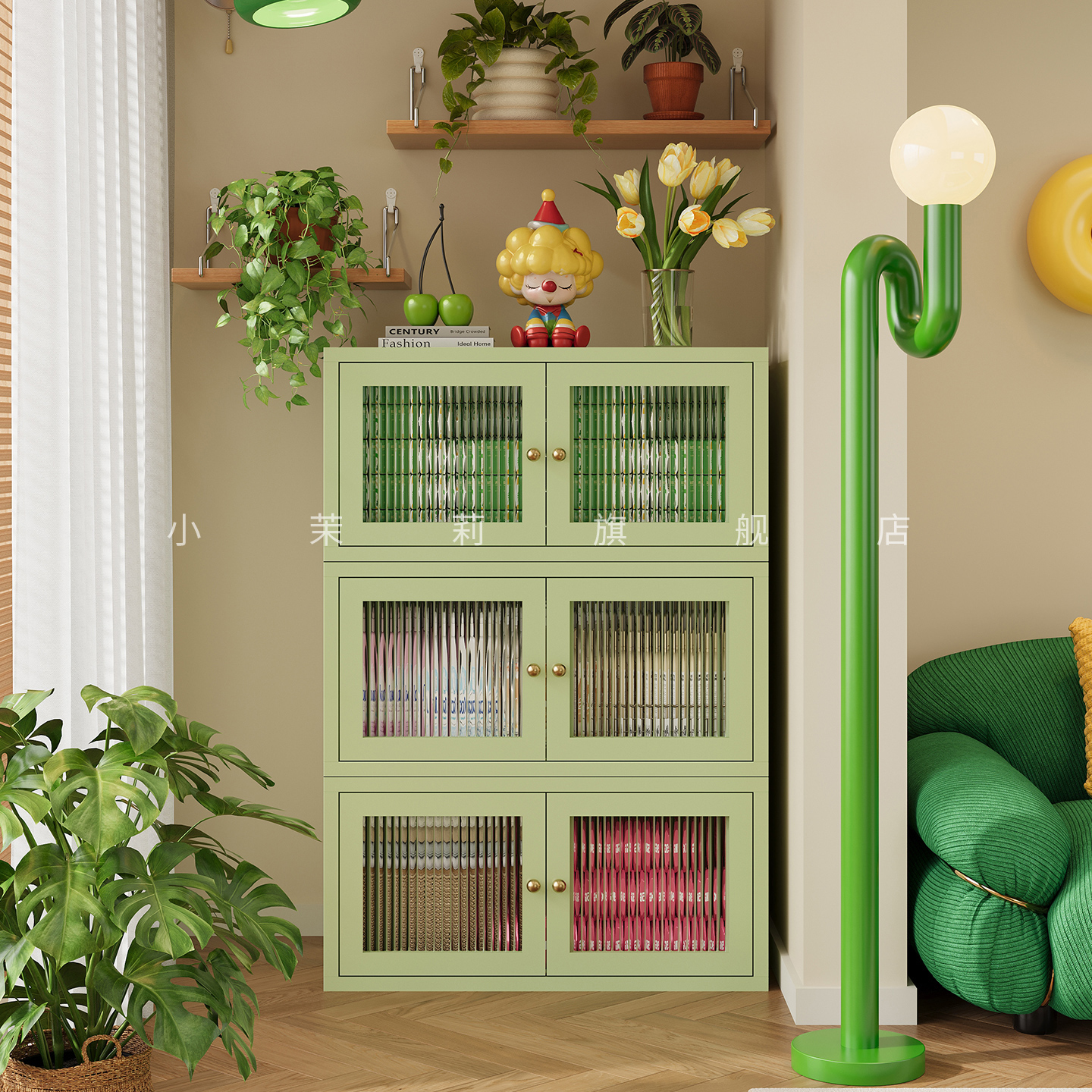 家用钢制组合矮柜铁皮柜