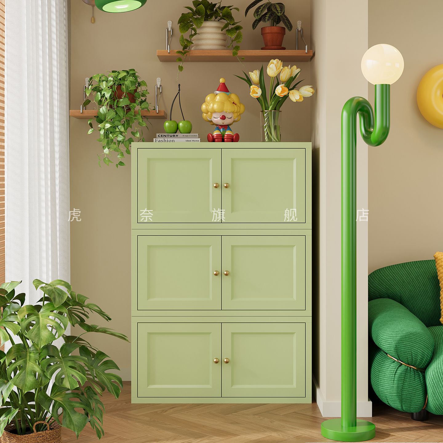 钢制阳台储物柜家用矮柜组合