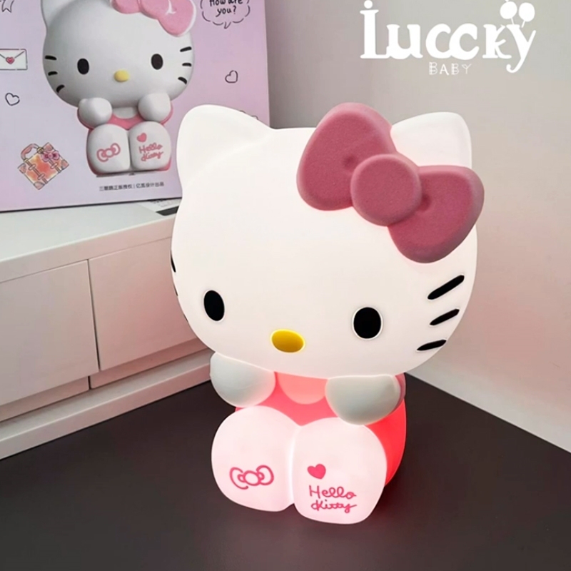 HelloKitty小夜灯卧室睡眠氛围灯夜间护眼宿舍床上用新款礼物女生