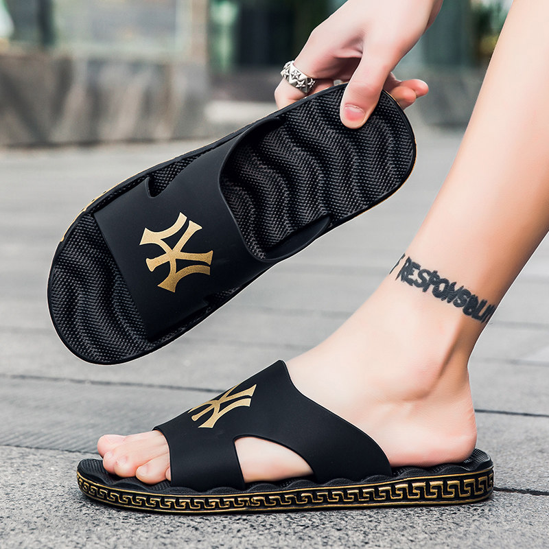 拖鞋男款夏季潮流外穿防滑耐磨踩屎感一字拖户外运动越南沙滩凉拖