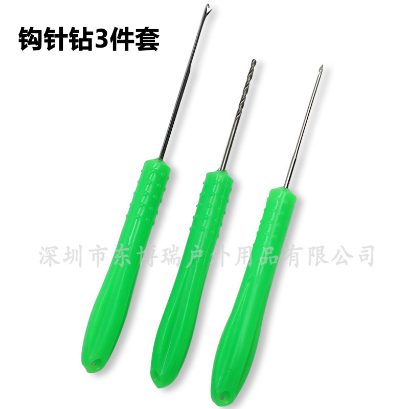 欧式钓组丸饵打孔穿线工具钩针
