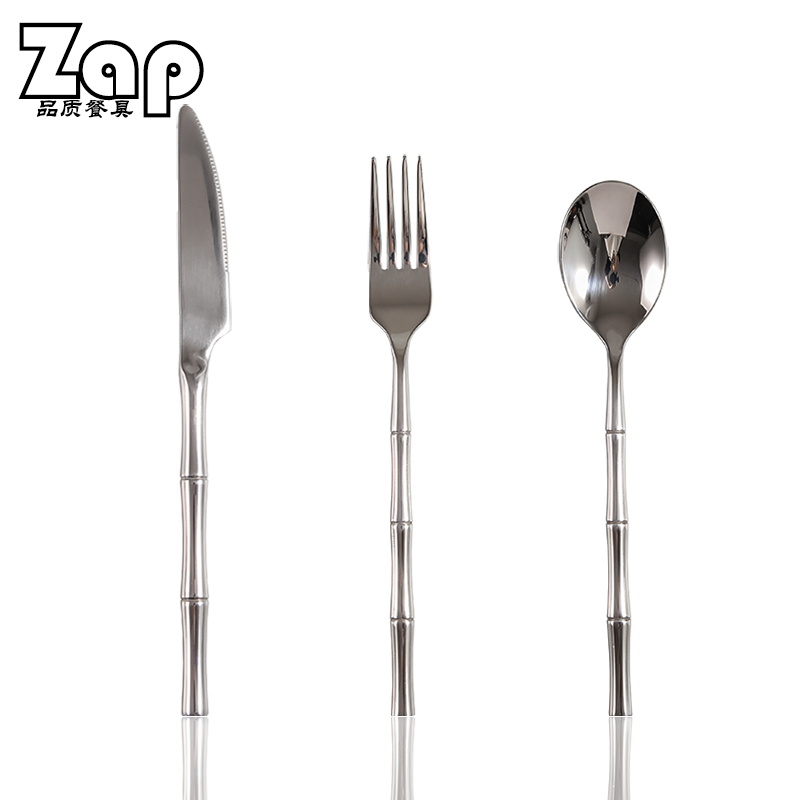 GH304不锈钢亮光刀叉勺4件套餐具