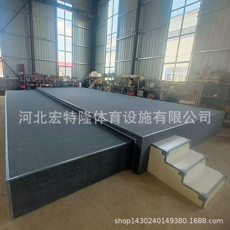 伸缩舞台T台 折叠舞台酒店婚庆 酒吧走秀舞台 布艺地毯活动舞台