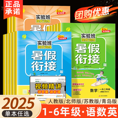 2025新版实验班暑假衔接作业小学