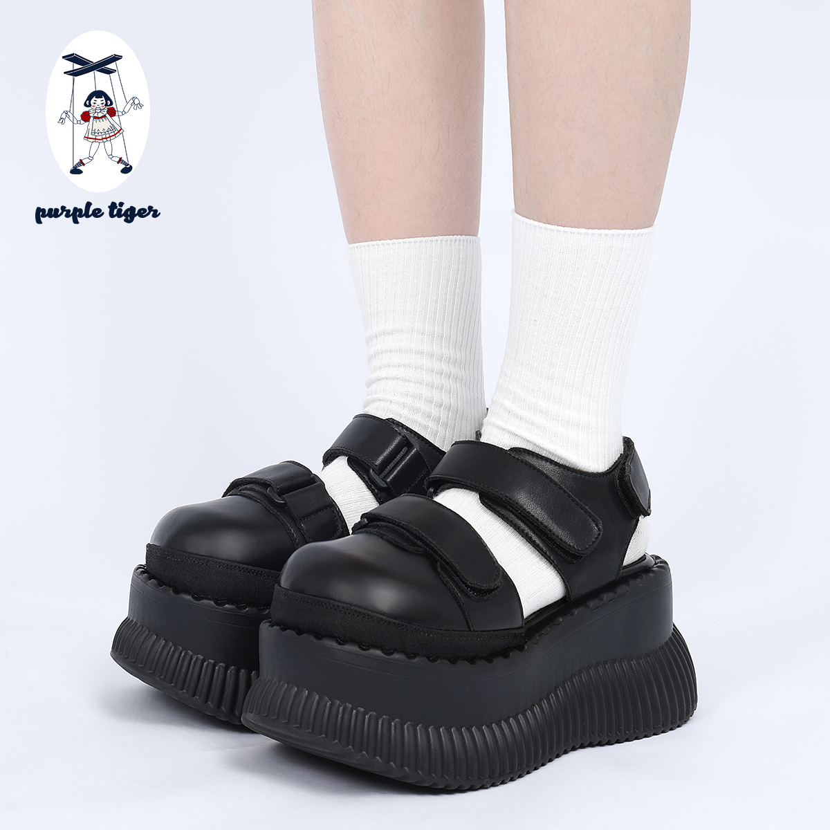 轻亚厚底凉鞋包头镂空百搭凉鞋