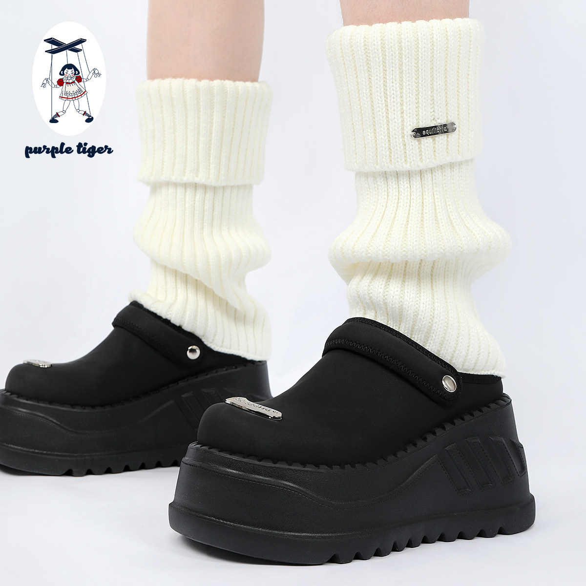 夏季小众金属博肯鞋休闲厚底鞋