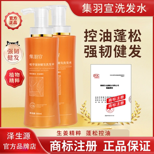 【明星同款】集羽宣控油蓬松健发洗发水两瓶套装官方旗舰店集羽萱