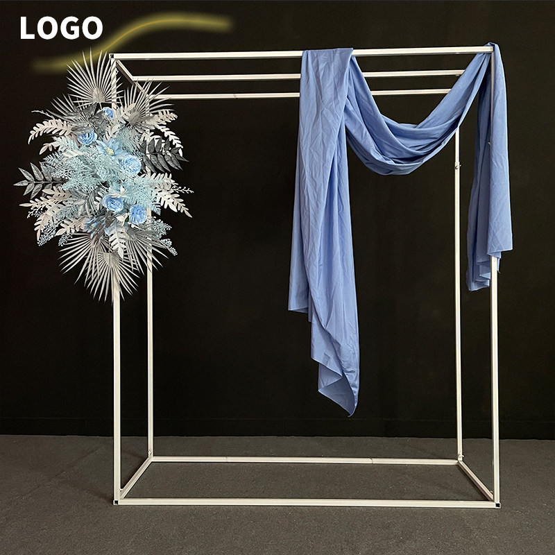 婚庆道具铁艺屏风舞台角花装饰摆件几何拱门架子橱窗装饰布置花架