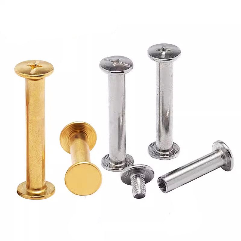 镀镍子母菜谱相册对接账本钉