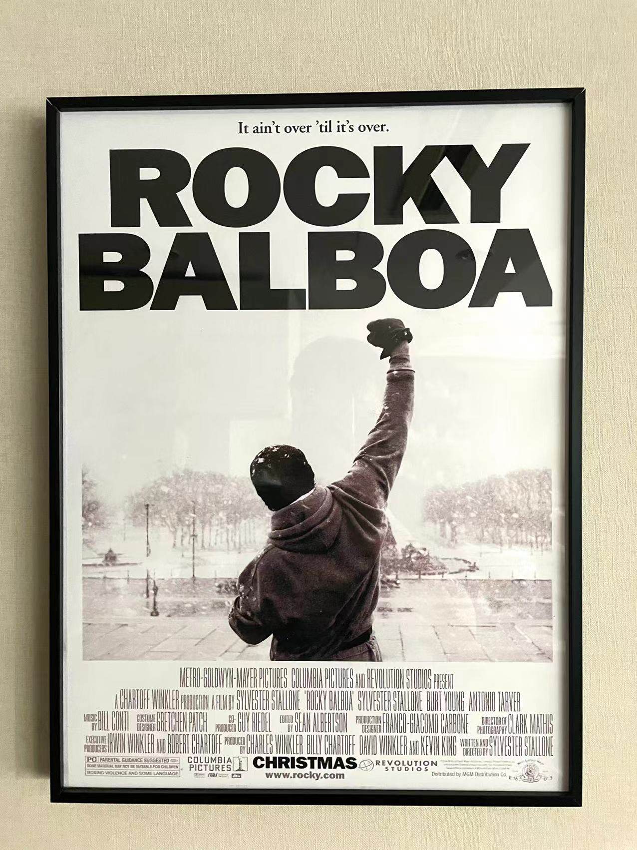 洛奇 rocky电影海报装饰画 家居挂画