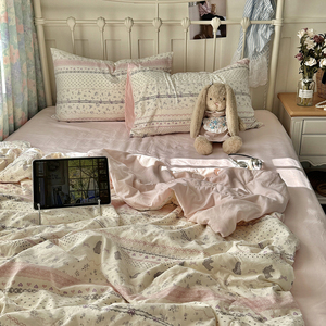 少女费尔岛小兔夏凉被四件套学生