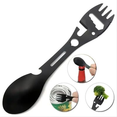 Outdoor Fork Spoon Versatile Outdoor Camping Tool Lightweigh