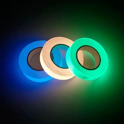 1 Roll Fluorescent Self-Adhesive Glow-In-The-Dark Tape Light