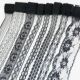 Decoration roll fabric yards lace Webbing Black ribbon